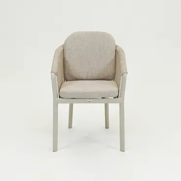 Belladonne fauteuil creme voorkant, Vita tuinmeubels, Tuincentrumoutlet.com