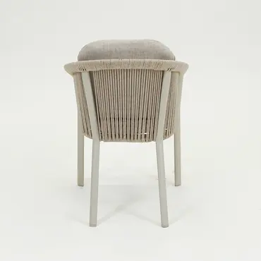 Belladonne fauteuil creme achterkant, Vita tuinmeubels, Tuincentrumoutlet.com