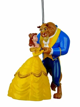 Belle en het Beest kerstballen Disney set van 4, kurtadler, tuincentrumoutlet