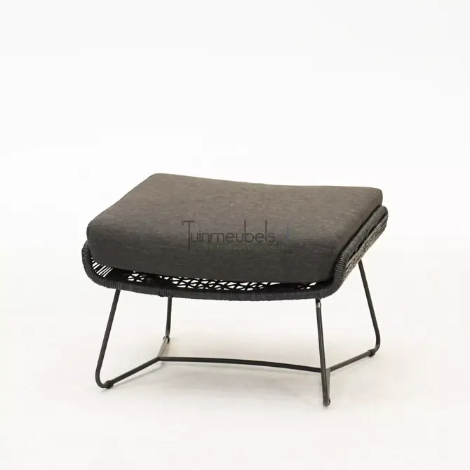 Belmond footstool anthracite, 4 Seasons Outdoor, tuinmeubels