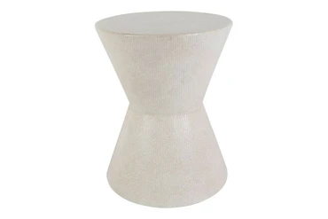 Bijzettafel esai 39x39x50cm creme, Countryfield, tuincentrumoutlet.com