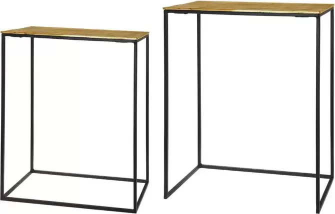 Bijzettafel set Merton koper 66cm, Riverdale, www.tuincentrumoutlet.com