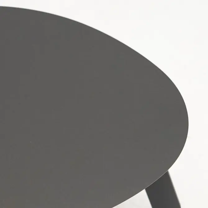 Bijzettafel Tiki 55x46x28cm zwart detail, Lesli Living, tuincentrumoutlet.com