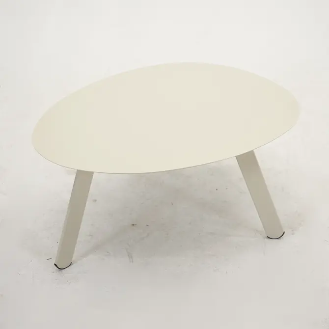 Bijzettafel tiki 74x60x36cm creme bovenkant, Lesli Living, tuincentrumoutlet.com