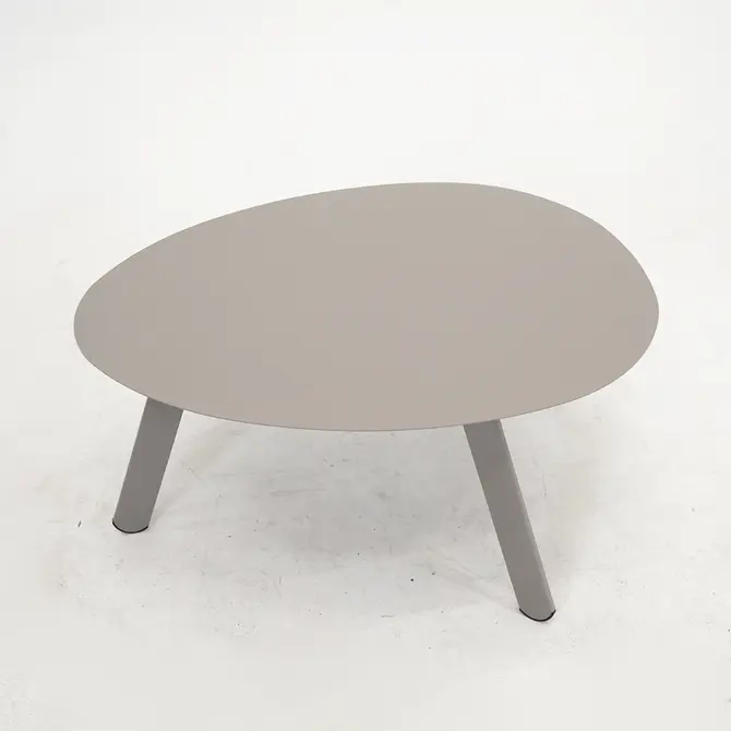 Bijzettafel tiki 74x60x36cm grijs bovenaanzicht, Lesli Living, tuincentrumoutlet.com