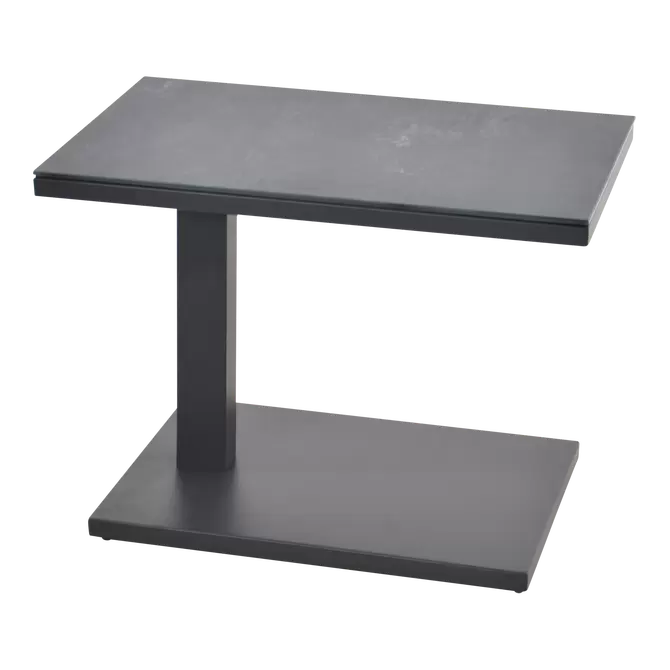 Bijzettafel verstelbaar Bandol Negro, Lesli Living, Tuincentrumoutlet.com
