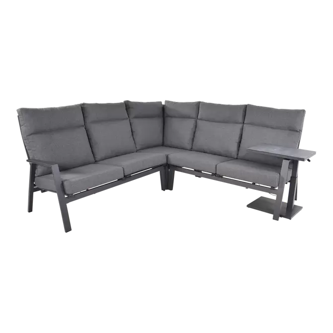 Bijzettafel verstelbaar Bandol Negro, Lesli Living, Tuincentrumoutlet.com