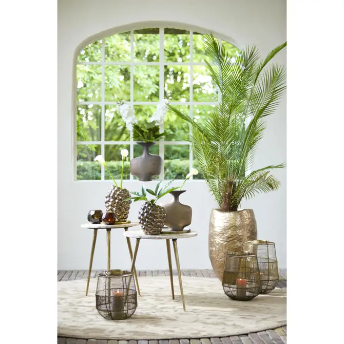 Bijzettafel zeca d48h53cm grs s2 sfeer, Light & Living, tuincentrumoutlet.com