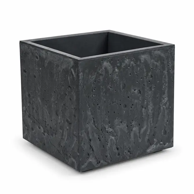 Bloembak Sierra 29x29x29cm betongrijs, Vita Tuinmeubelen, tuincentrumoutlet.com
