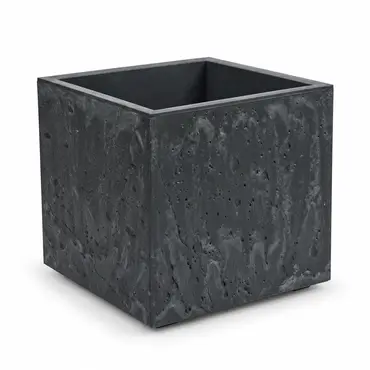 Bloembak Sierra 29x29x29cm betongrijs, Vita Tuinmeubelen, tuincentrumoutlet.com