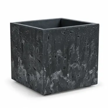 Bloembak Sierra 38,5x38,5x37cm antraciet, Vita Tuinmeubelen, tuincentrumoutlet.com
