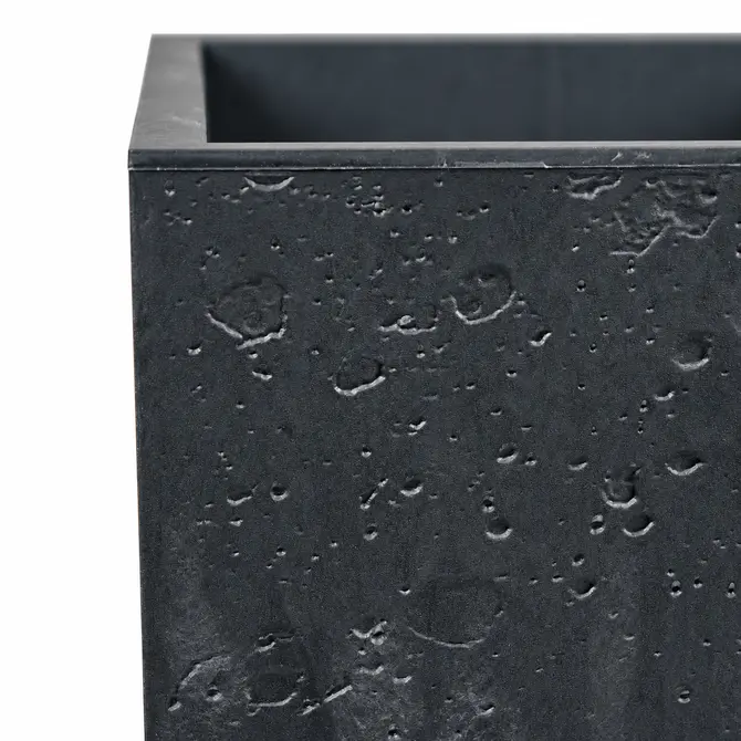 Bloembak Sierra hoog 59,5x38,5cm antraciet detail, Vita Tuinmeubelen, tuincentrumoutlet.com