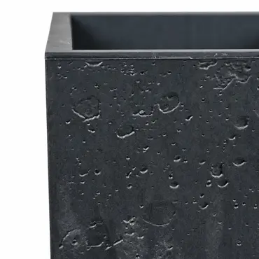 Bloembak Sierra hoog 59,5x38,5cm antraciet detail, Vita Tuinmeubelen, tuincentrumoutlet.com