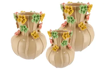 FLOWER SAND VASE 22X27CM set, Daan Kromhout, tuincentrumoutlet