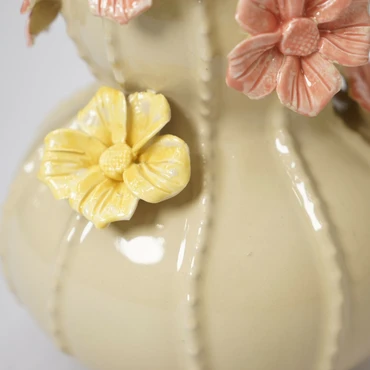 FLOWER SAND VASE BUBBELS 19X31CM detail, Daan Kromhout, tuincentrumoutlet