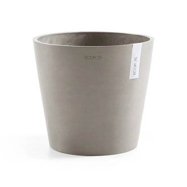 Pot amsterdam taupe d30h27cm, Ecopots, tuincentrumoutlet