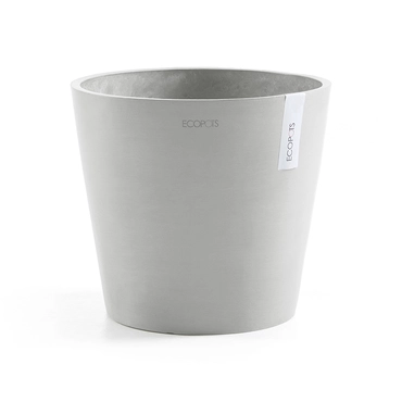 Pot amsterdam witgrijs d40h36cm, Ecopots, tuincentrumoutlet