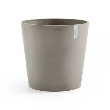 Pot amsterdam taupe d50h46cm, Ecopots, tuincentrumoutlet