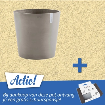 Pot amsterdam taupe d60h49cm bundel ecopots tuincentrum outlet