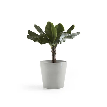 Pot amsterdam witgrijs d60h49cm sfeer, Ecopots, tuincentrumoutlet