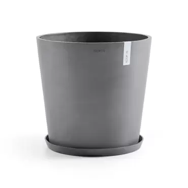 Amsterdam + Water Reservoir Grey 50 met onderzetter, Ecopots, tuincentrumoutlet