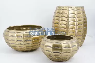 Bloempot arch goud s2 3, noach, tuincentrumoutlet