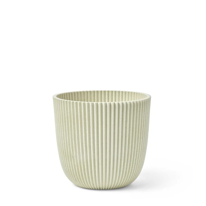 Pot bol groove 16x15 sawdust white, Capi Europe, tuincentrumoutlet