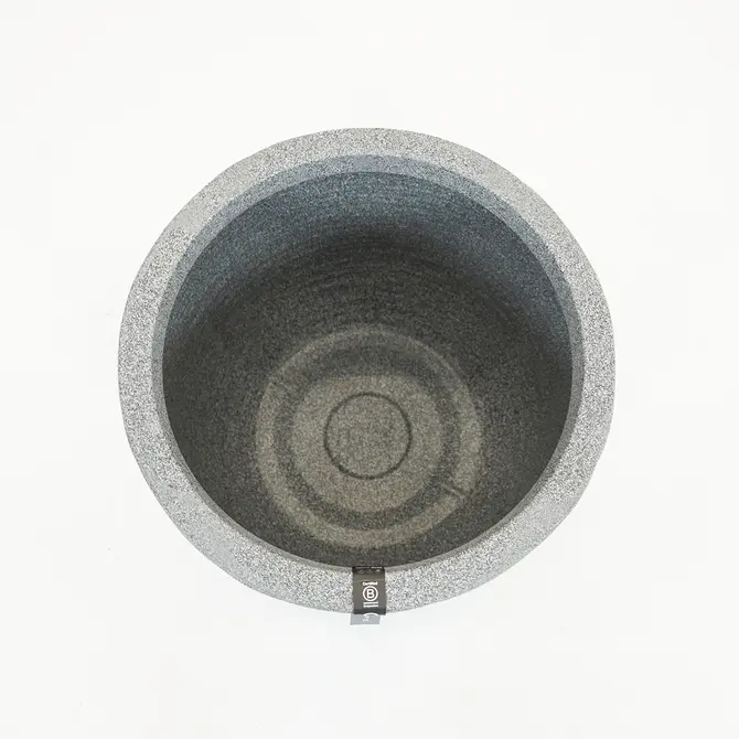 Bloempot Bol Rib Grijs Spikkels 43 41 Capi Europe - afbeelding 3