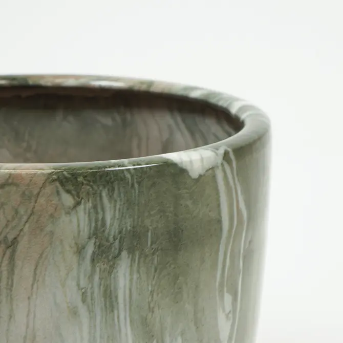 Pot egg hg emperor d39h42 groen detail, Mega collections, Tuincentrumoutlet.com