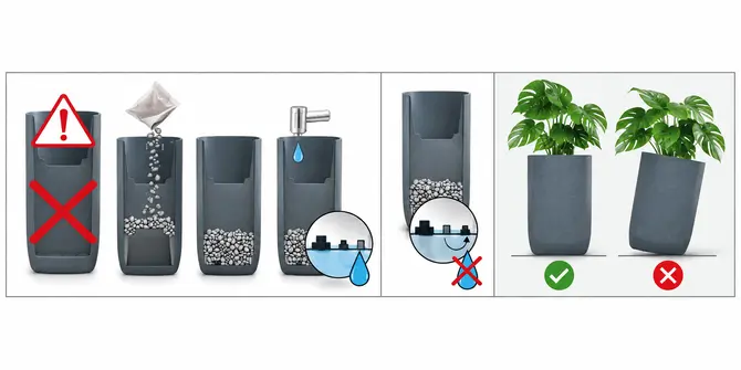 Bloempot Epocco 48x48x60cm antraciet informatie, vita, tuincentrumoutlet.com,