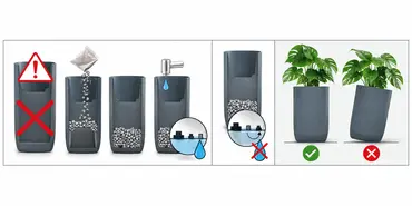 Bloempot Epocco 48x48x60cm antraciet informatie, vita, tuincentrumoutlet.com,