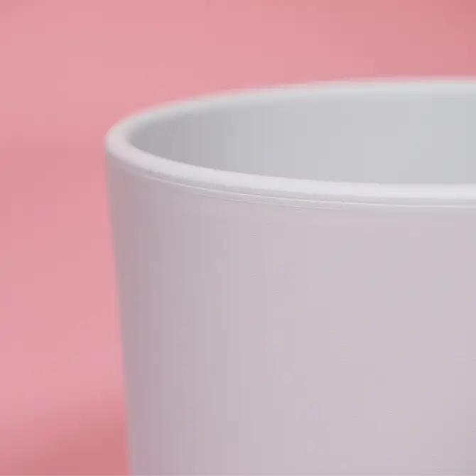 Pot era d17.5h14.5cm l.grijs sand detail, Mica decorations, Tuincentrum Outlet