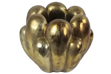 Bloempot lily aw l36b33h30cm goud, Decostar, Tuincentrumoutlet