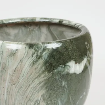 Buikpot emperor d28h24 groen detail, Mega collections, Tuincentrumoutlet.com