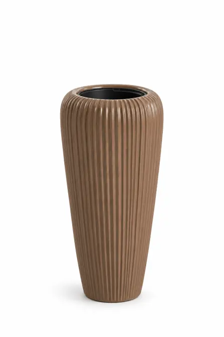 Bloempot Orobo warmbruin 29x60 cm, Vita Tuinmeubelen, tuincentrumoutlet.com