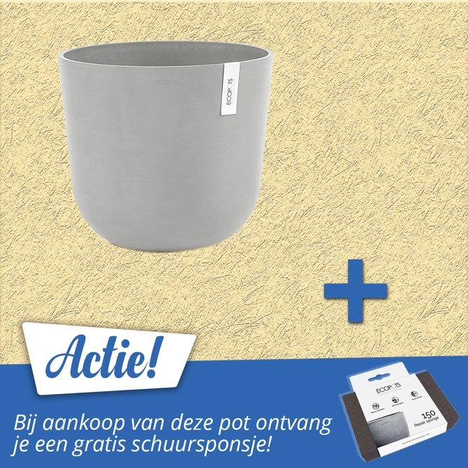 Pot oslo d35cm wit grijs bundel ecopots tuincentrum outlet