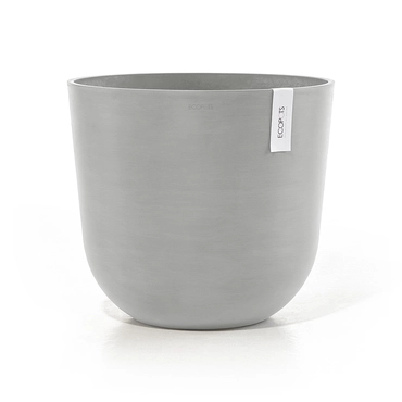 Pot oslo d45cm wit grijs, Ecopots, tuincentrumoutlet