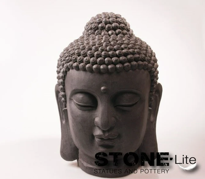 Boeddha hoofd l31b30h42cm, Imhof & Stevens, tuincentrumoutlet