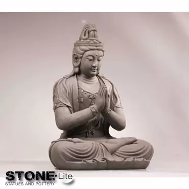 Boeddha kwan yin zit 44x36x59 cm, Imhof & Stevens, tuincentrumoutlet