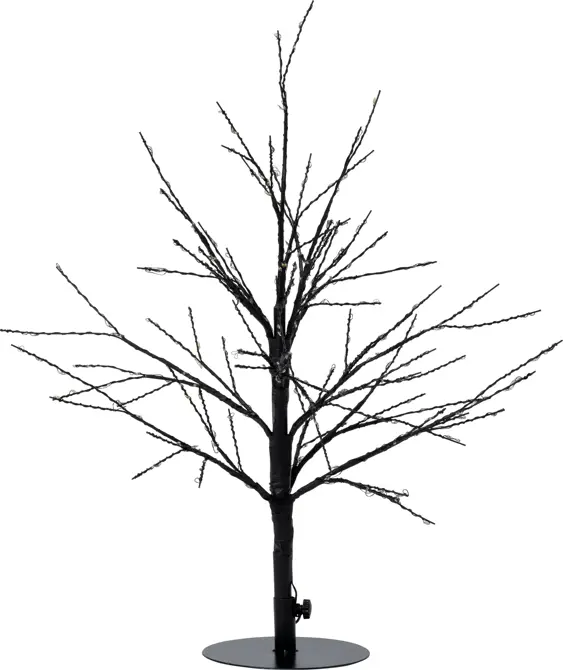 BOOM 240LED FLASH CLASSIC WARM IP44 TRAFO HOOGTE 60 CM ZWART - AAN / 8/16U TIMER / UIT / DIMMER. ANNA'S collection. tuincentrumoutlet.com