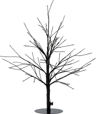 BOOM 240LED FLASH CLASSIC WARM IP44 TRAFO HOOGTE 60 CM ZWART - AAN / 8/16U TIMER / UIT / DIMMER. ANNA'S collection. tuincentrumoutlet.com