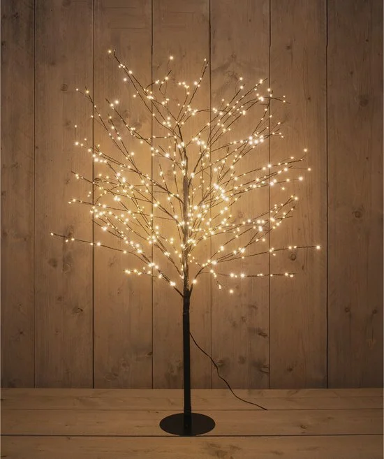 BOOM 600LED CLASSIC WARM IP44 TRAFO HOOGTE 120 CM ZWART