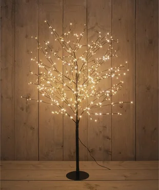 BOOM 600LED CLASSIC WARM IP44 TRAFO HOOGTE 120 CM ZWART