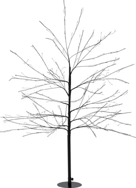 BOOM 600LED FLASH CLASSIC WARM IP44 TRAFO HOOGTE 120 CM ZWART- - AAN / 8/16U TIMER / UIT / DIMMER. ANNA'S collection. tuincentrumoutlet.com