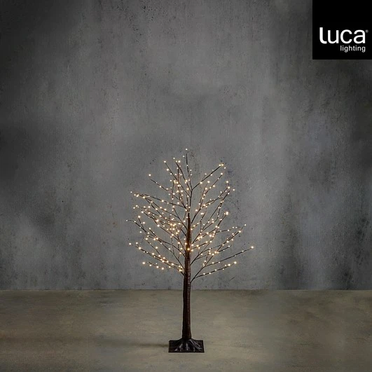 Boom bruin klassiek wit 288L IP44 adapter included en timer - h120xd50cm