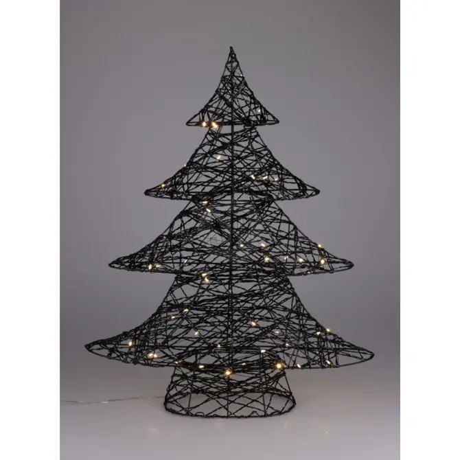 Boom verlicht zwart LED 60 cm sfeerbeeld