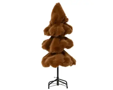 Boom kunstbont d45h100cm chocolade bruin