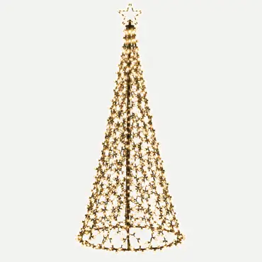 Boom met ster 836led d160h500cm cw, anna's collection, tuincentrumoutlet.com