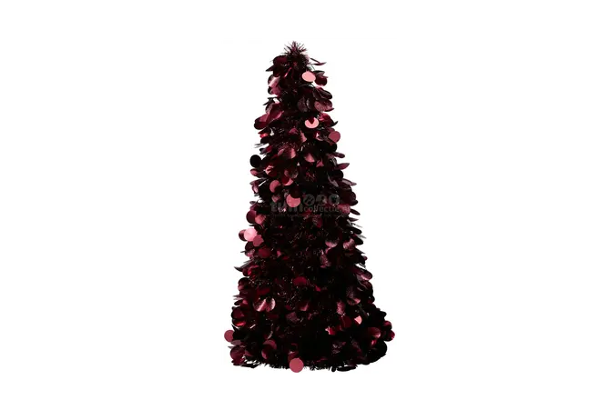 BOOM TINSEL 60CM DONKER ROOD, Koopman, tuincentrumoutlet.com
