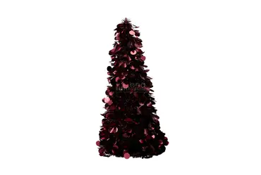 BOOM TINSEL 60CM DONKER ROOD, Koopman, tuincentrumoutlet.com
